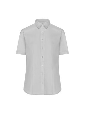 Dámska košeľa(JN Ladies Shirt Shortsleeve Oxford) > strieborná > S
