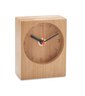 Bambusové stolové hodiny > hnedá (wood)