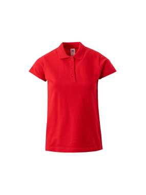 Dámska polokošeľa (MUKUA SHORT-SLEEVE WOMAN POLO) > červená > 2XL