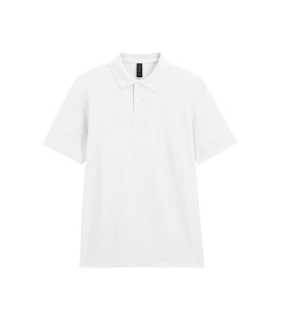 Unisex polokošeľa (Gildan"SOFTSTYLE® ADULT DOUBLE PIQUÉ POLO") > biela > L