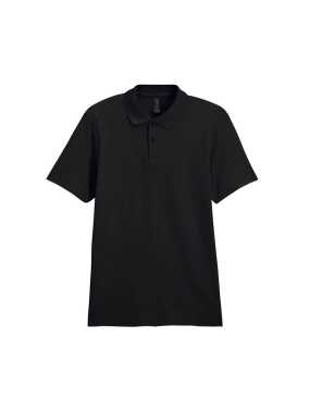 Unisex polokošeľa (Gildan"SOFTSTYLE® ADULT DOUBLE PIQUÉ POLO") > čierna > 3XL