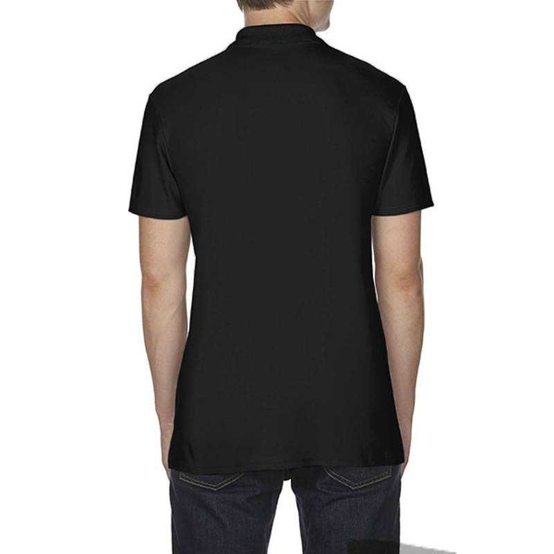Unisex polokošeľa (Gildan"SOFTSTYLE® ADULT DOUBLE PIQUÉ POLO") > čierna > 3XL