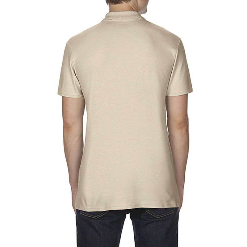 Unisex polokošeľa (Gildan"SOFTSTYLE® ADULT DOUBLE PIQUÉ POLO") > hnedá (sand) > 2XL