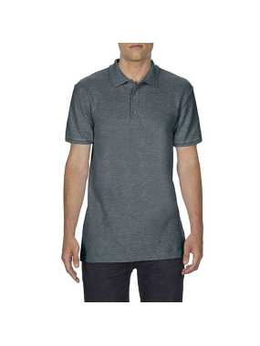 Unisex polokošeľa (Gildan"SOFTSTYLE® ADULT DOUBLE PIQUÉ POLO")>šedá (dark heather)>2XL