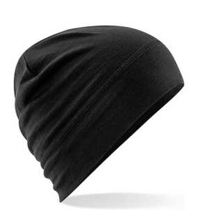Unisex čiapka (Beechfield Merino Beanie) > čierna
