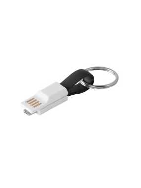 USB kábel s konektorom 2 v 1 > čierna