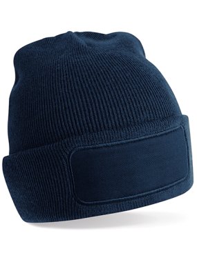 Unisex čiapka (Beechfield Recycled Original Patch Beanie) > modrá (french navy)