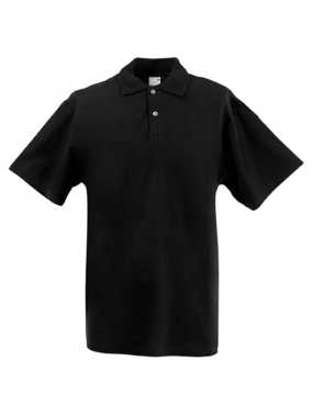 Pánska polokošeľa (FRUIT OF THE LOOM Screen Stars Original Polo ) > čierna > S
