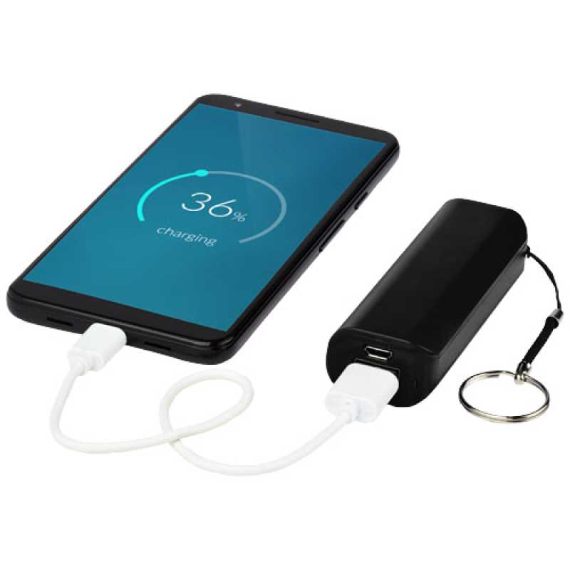 Power Bank-nabíjačka (1200 mAh) > čierna (solid)