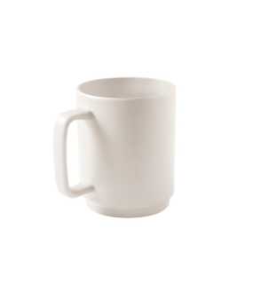 Matný keramický hrnček 330 ml v krabičke > biela (pastel)