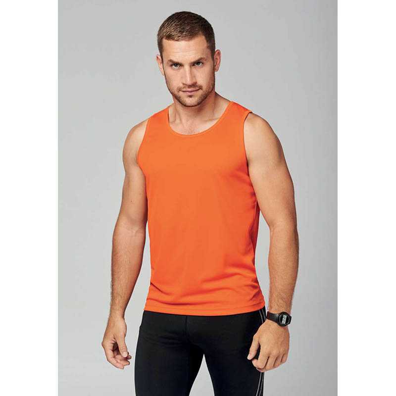 Pánske tielko (PROACT MENS SPORTS VEST) > oranžová > 2XL