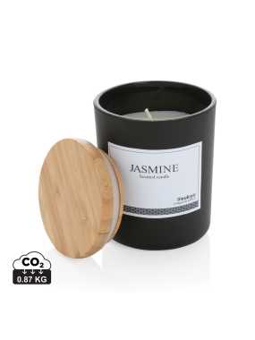 Vonná sviečka s bambusovým viečkom Ukiyo > čierna