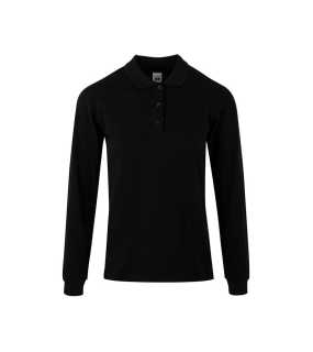 Pánska polokošeľa (MUKUA LONG-SLEEVE WOMAN POLO) > čierna > XL