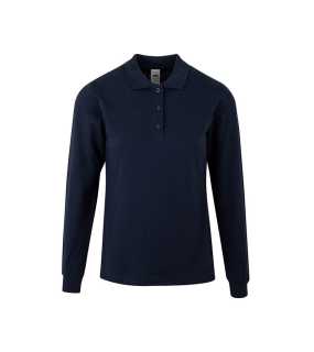 Pánska polokošeľa (MUKUA LONG-SLEEVE WOMAN POLO) > modrá (navy) > 3XL