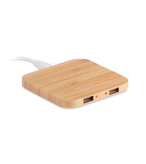 Bezdrôtová nabíjacia podložka > hnedá (wood)