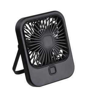 Stolný ventilátor s batériou, 500 mAh > čierna