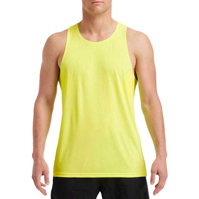 Unisex tielko (Gildan"PERFORMANCE® ADULT SINGLET") > oranžová (safety) > M