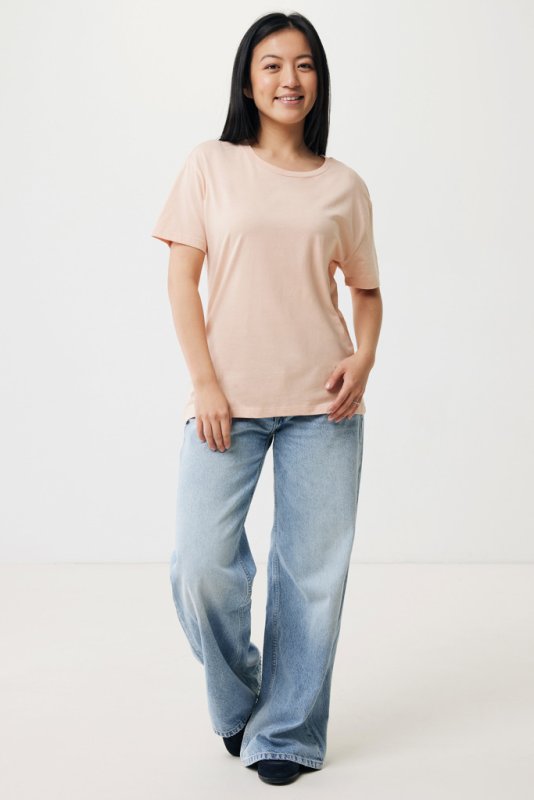 Dámske tričko Iqoniq Yala z recykl. bavlny > oranžová (peach nectar) > XL