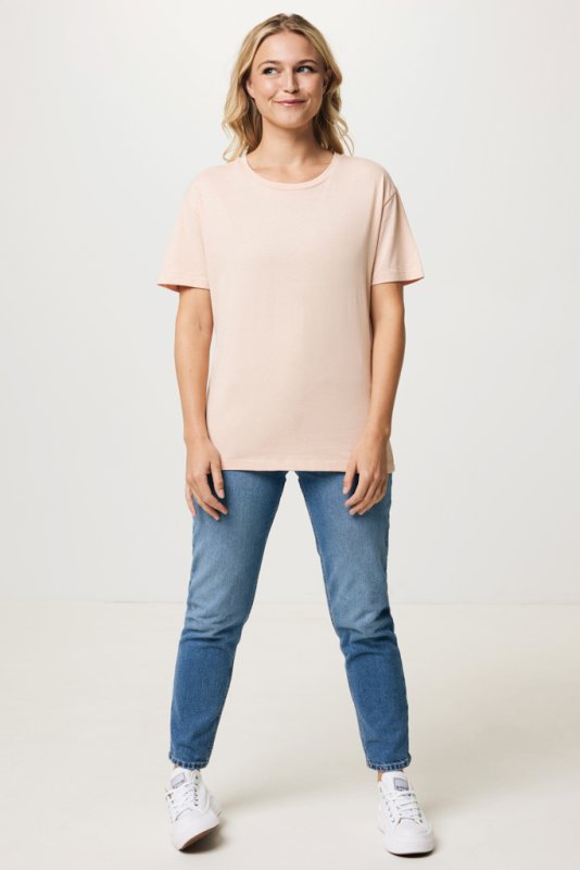 Dámske tričko Iqoniq Yala z recykl. bavlny > oranžová (peach nectar) > XL