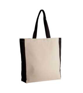 Taška (KIMOOD TWO-TONE TOTE BAG) > prírodná / čierna