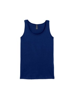 Dámske tielko (GILDAN SOFTSTYLE LADIES TANK TOP) > modrá (navy) > XL