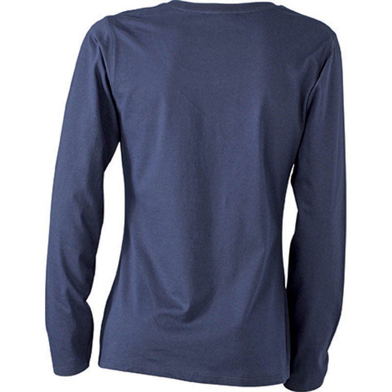 Dámske tričko (JN Ladies' Shirt Long-Sleeved Medium) > modrá (navy) > S