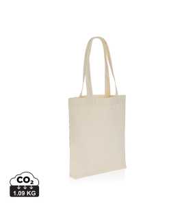 Nefarbená taška Impact z 285g recykl. canvas AWARE > biela