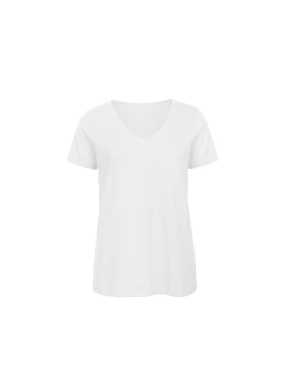 Dámske tričko (B&C  V/women) > biela > L