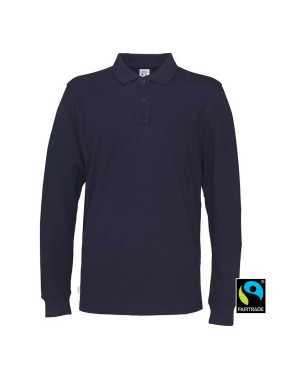 Pánska polokošeľa (COTTOVER PIQUE LONG SLEEVE) > modrá (navy) > XL