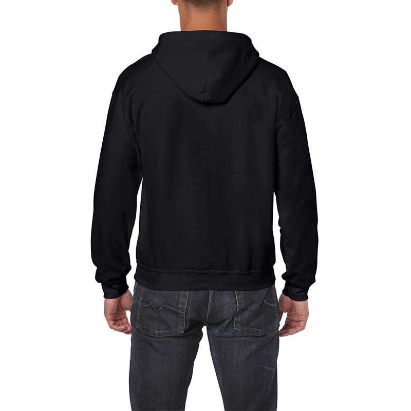 Unisex mikina(GILDAN HEAVY ADULT FULL ZIP HOODED SWEATSHIRT) > čierna > L