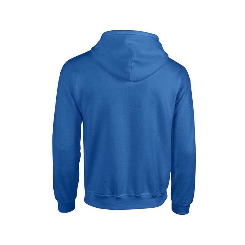 Unisex mikina(GILDAN HEAVY ADULT FULL ZIP HOODED SWEATSHIRT) > modrá (royal) > S