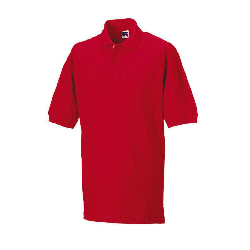 Pánska polokošeľa(Classic Cotton RUSSELL) > červená > S