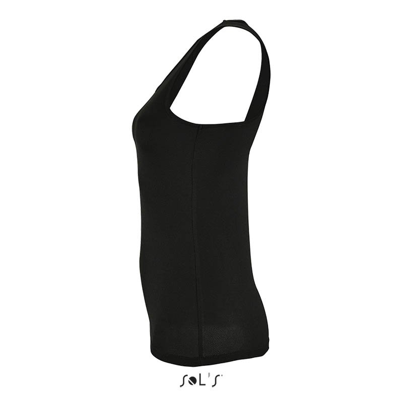 Dámske tielko (SOL'S SPORTY TT WOMEN - SPORTS TANK TOP) > čierna > XS