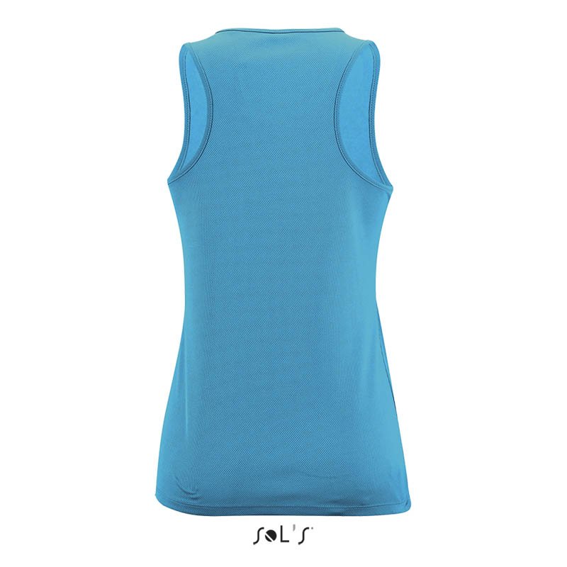 Dámske tielko (SOL'S SPORTY TT WOMEN - SPORTS TANK TOP) > modrá (aqua) > XS
