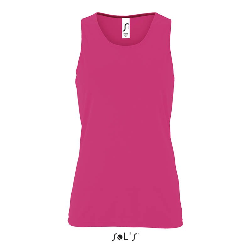 Dámske tielko (SOL'S SPORTY TT WOMEN - SPORTS TANK TOP) > ružová (neon) > XS