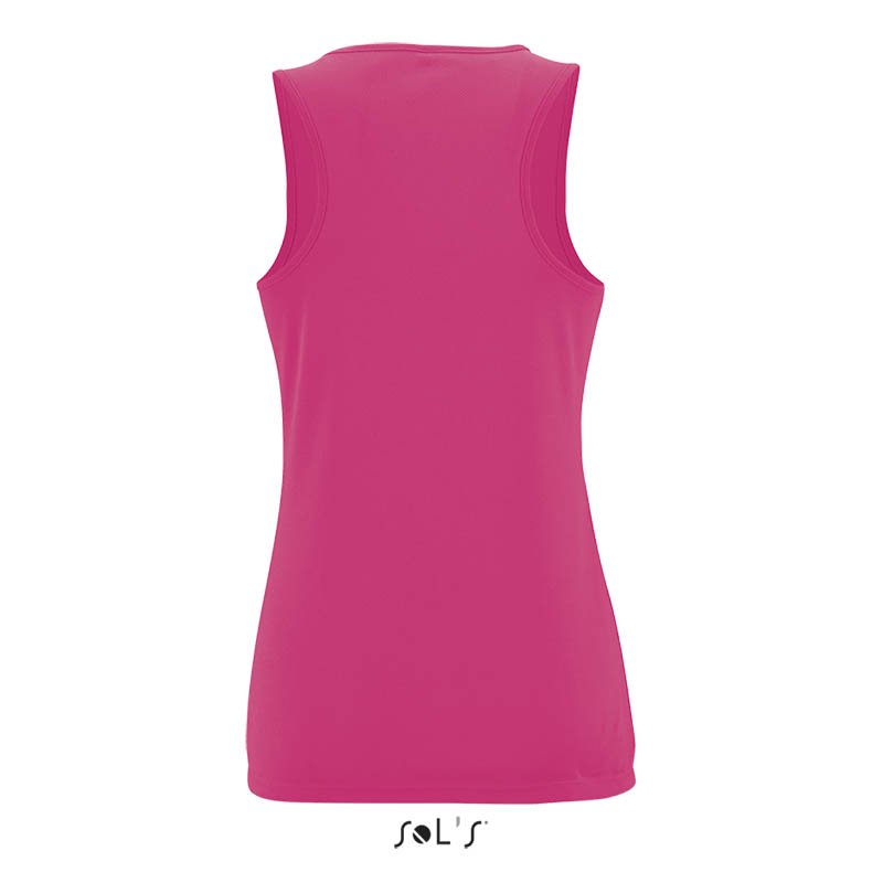 Dámske tielko (SOL'S SPORTY TT WOMEN - SPORTS TANK TOP) > ružová (neon) > XS