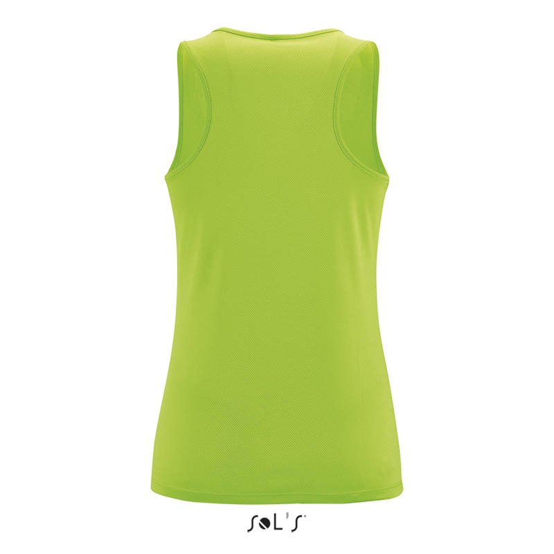 Dámske tielko (SOL'S SPORTY TT WOMEN - SPORTS TANK TOP) > zelená (neon) > XS