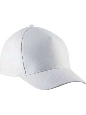 5 panelová šiltovka (K-UP KIDS' COTTON CAP - 5 PANELS) > biela