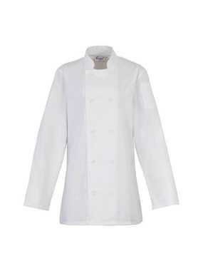 Kuchársky plášť (PREMIER WOMEN’S LONG SLEEVE CHEF’S JACKET) > biela > L