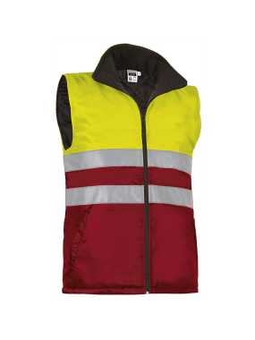 Pánska vesta (HIGHWAY) > žltá (neon) / červená (lotto) > 2XL