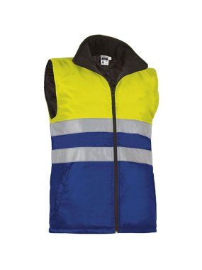 Pánska vesta (HIGHWAY) > žltá (neon) / modrá (bluish) > 3XL