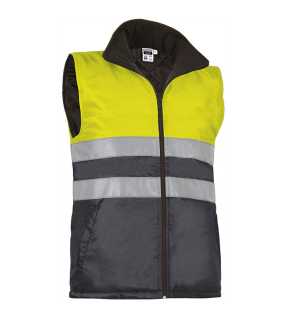 Pánska vesta (HIGHWAY) > žltá (neon) / šedá (charcoal) > XL