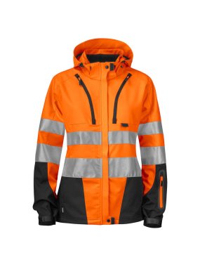 Pánska bunda (PROJOB SOFTSHELL JACKET LADY HV) > oranžová > XL