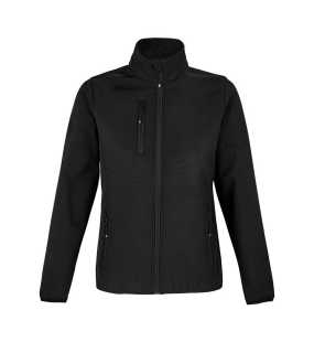 Dámska bunda (SOL'S FALCON WOMEN - SOFTSHELL ZIP JACKET) > čierna > M