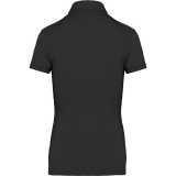 Dámska polokošeľa (Kariban LADIES' SHORT SLEEVE JERSEY POLO SHIRT) > čierna > M