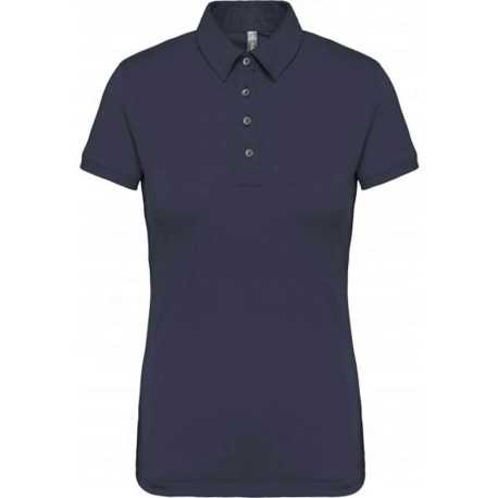 Dámska polokošeľa (Kariban LADIES' SHORT SLEEVE JERSEY POLO SHIRT) > modrá (navy) > XS