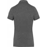 Dámska polokošeľa (Kariban LADIES' SHORT SLEEVE JERSEY POLO SHIRT) > šedá (heather) > M
