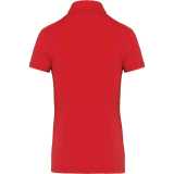 Dámska polokošeľa (Kariban LADIES' SHORT SLEEVE JERSEY POLO SHIRT) > červená > S