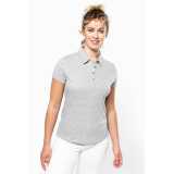 Dámska polokošeľa (Kariban LADIES' SHORT SLEEVE JERSEY POLO SHIRT) > čierna > M