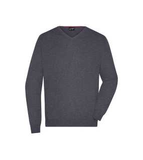 Pánsky sveter (JN Men's V-Neck Pullover) > šedá (anthracitemelange) > L